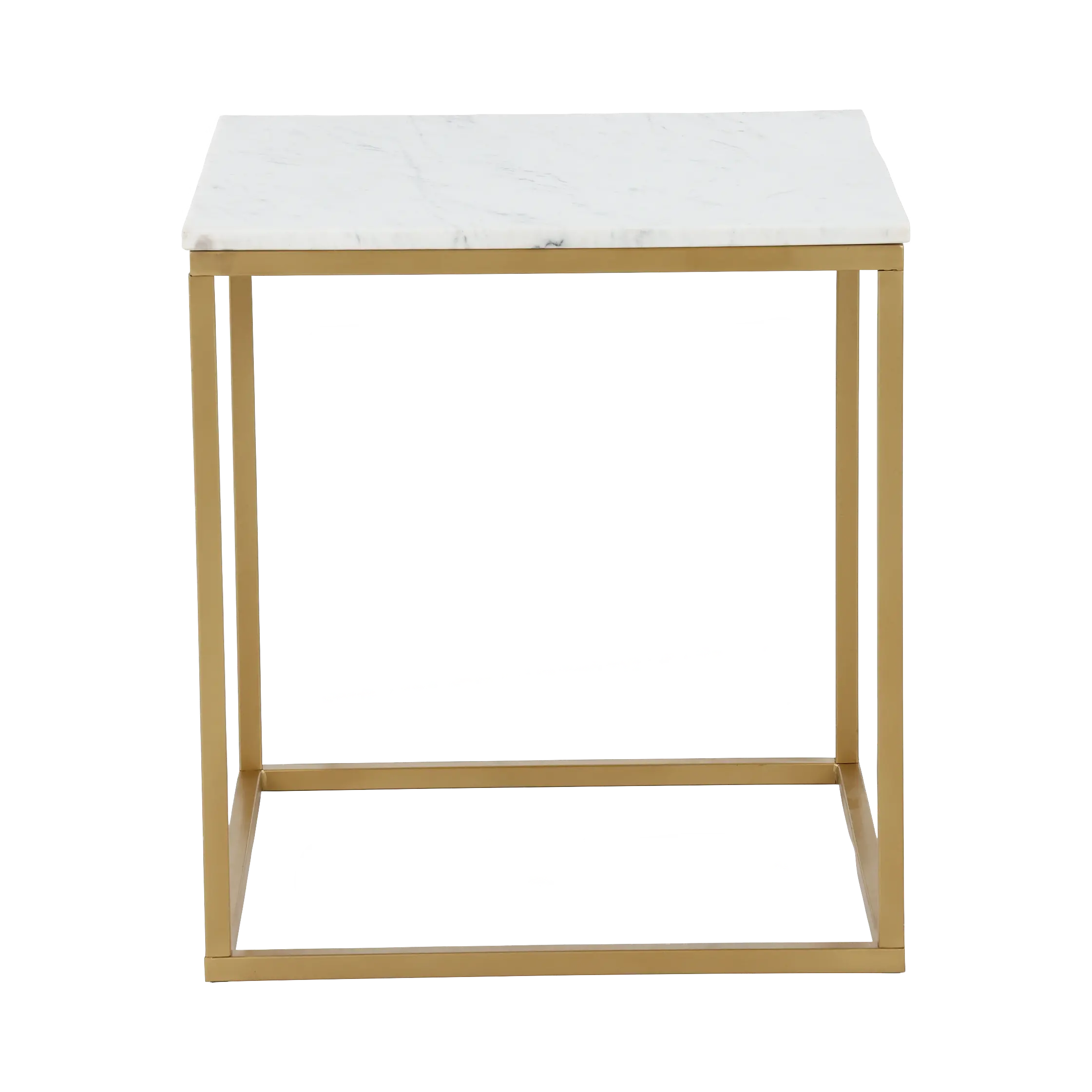 Santana Marble and Gold End Table-4