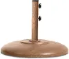 Cozumel Teak Steel Patio Umbrella Base