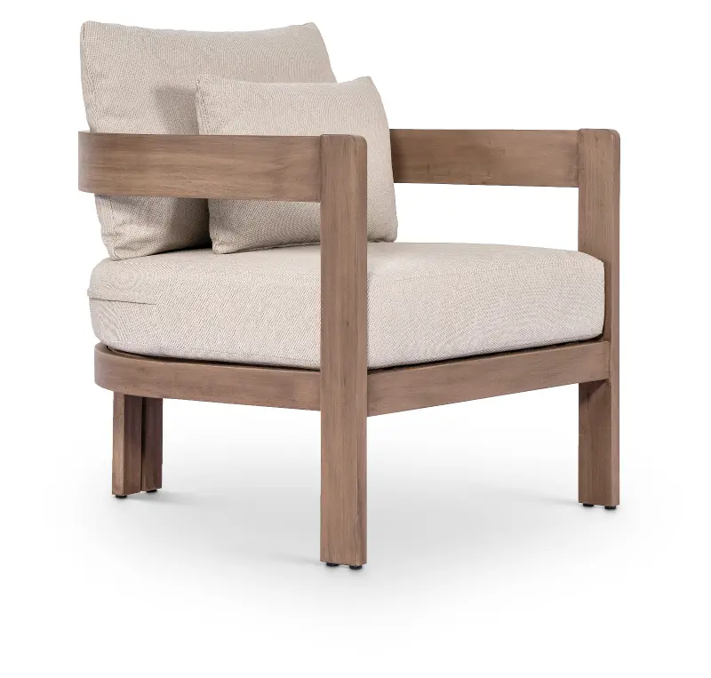 Newport Beige Curved Patio Chair