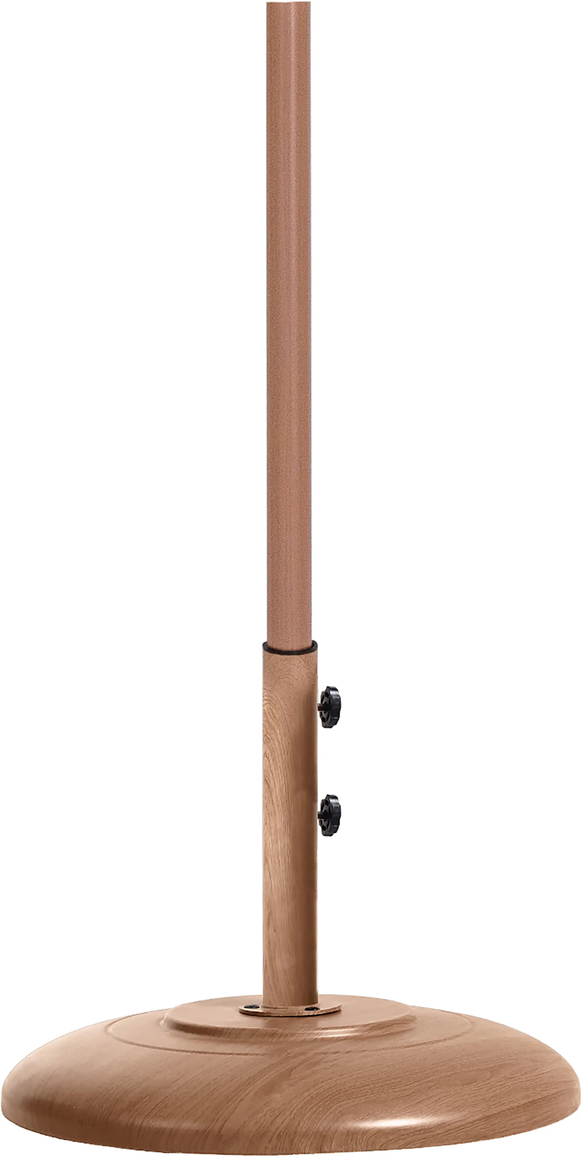 55014NAVY-BT Fiji Navy Patio Umbrella with Teak Aluminum Base Set-10