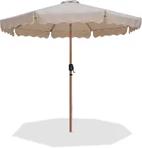 Amalfi Beige Patio Umbrella