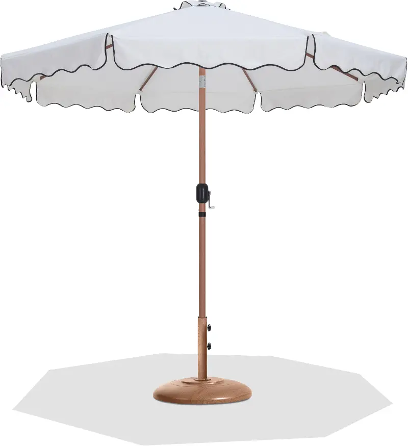 aluminium patio umbrella 13x13 ft / 11x15 ft Outdoor It is also a perfect choice when there is rain Aluminum-Frame Patio Umbrellas at
