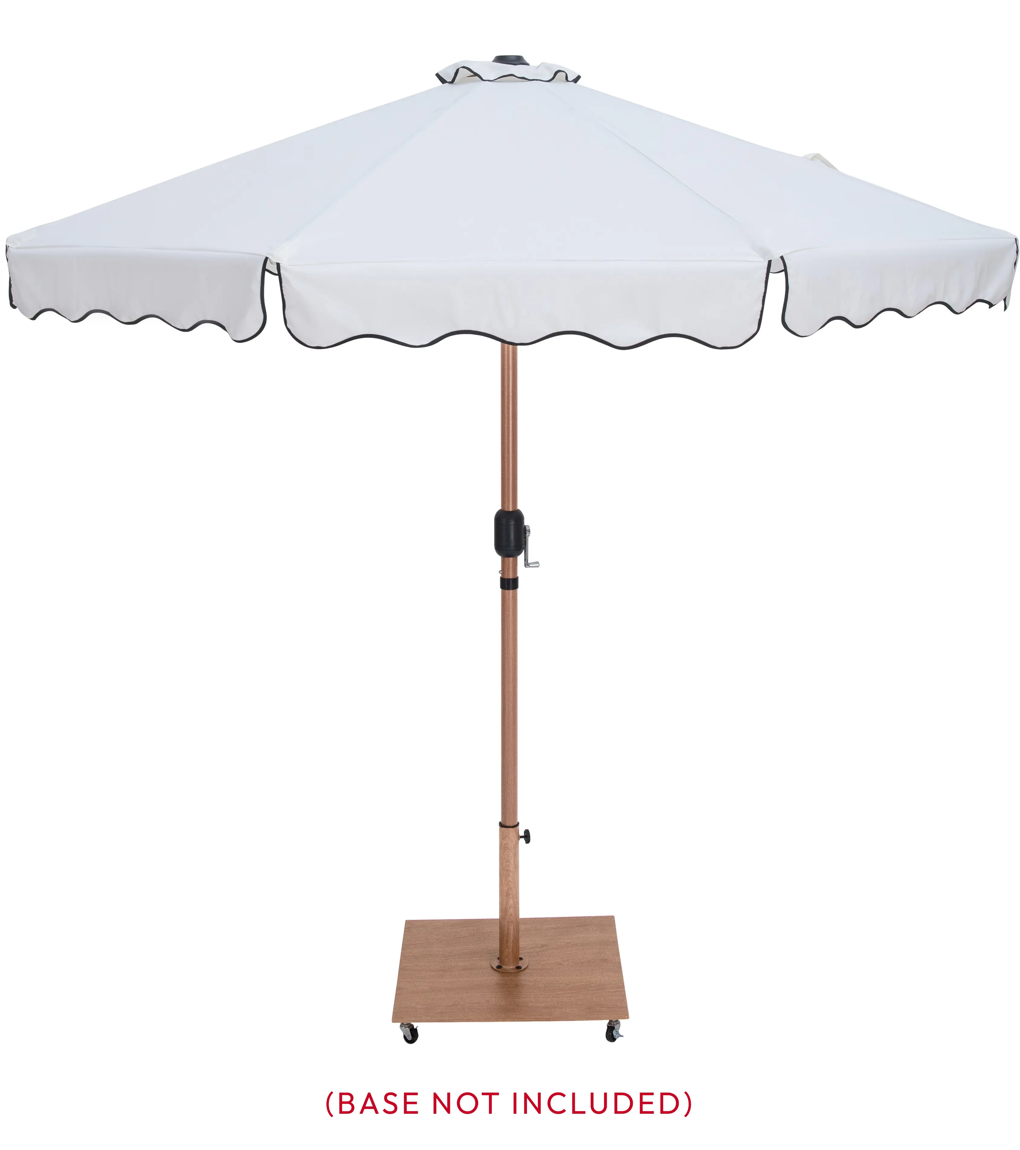 Amalfi White Patio Umbrella-3