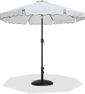 destinationgear classic wood 6.5' square patio umbrella Classic Wood 6.5 ft Square Umbrella