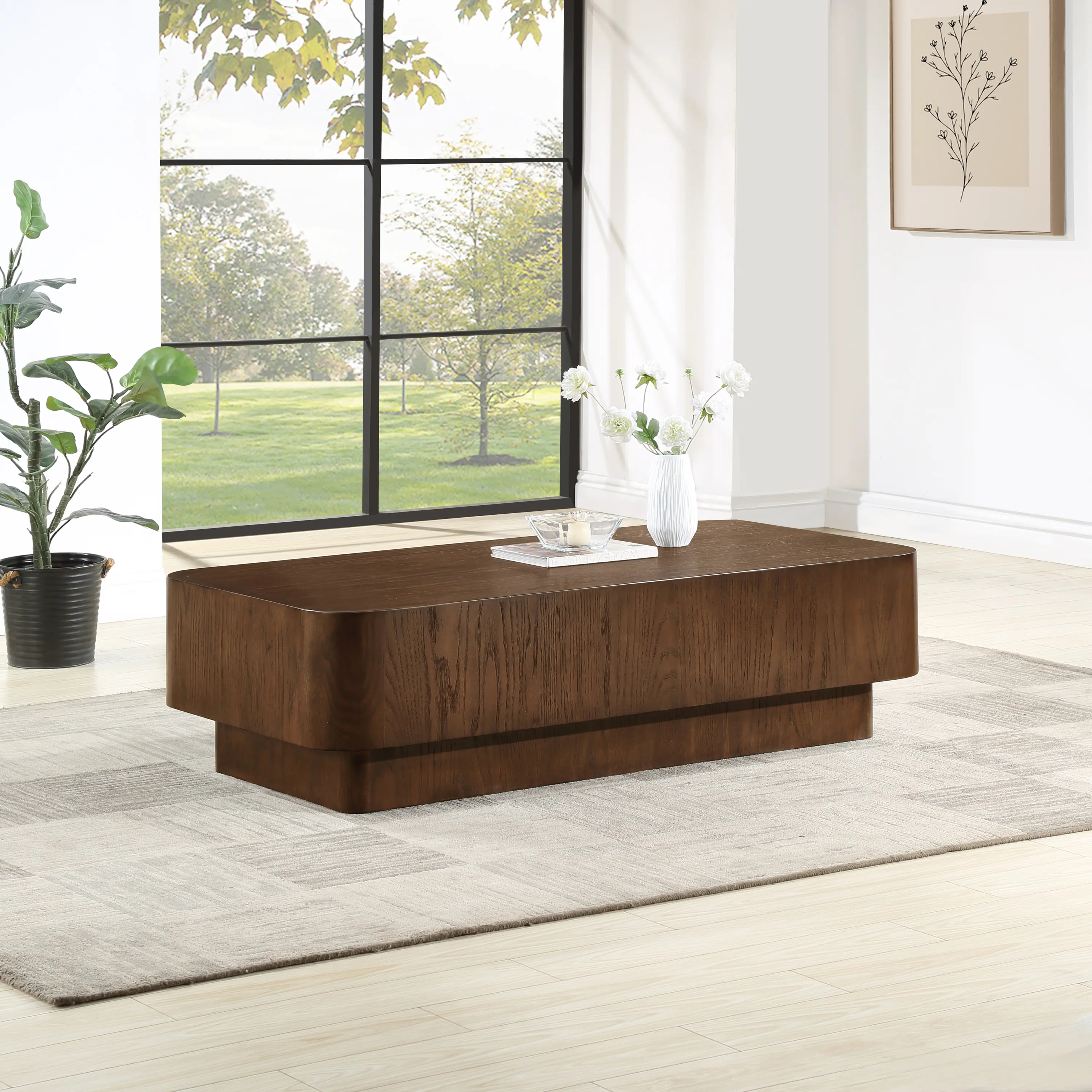 Oakmont Brown Coffee Table-3