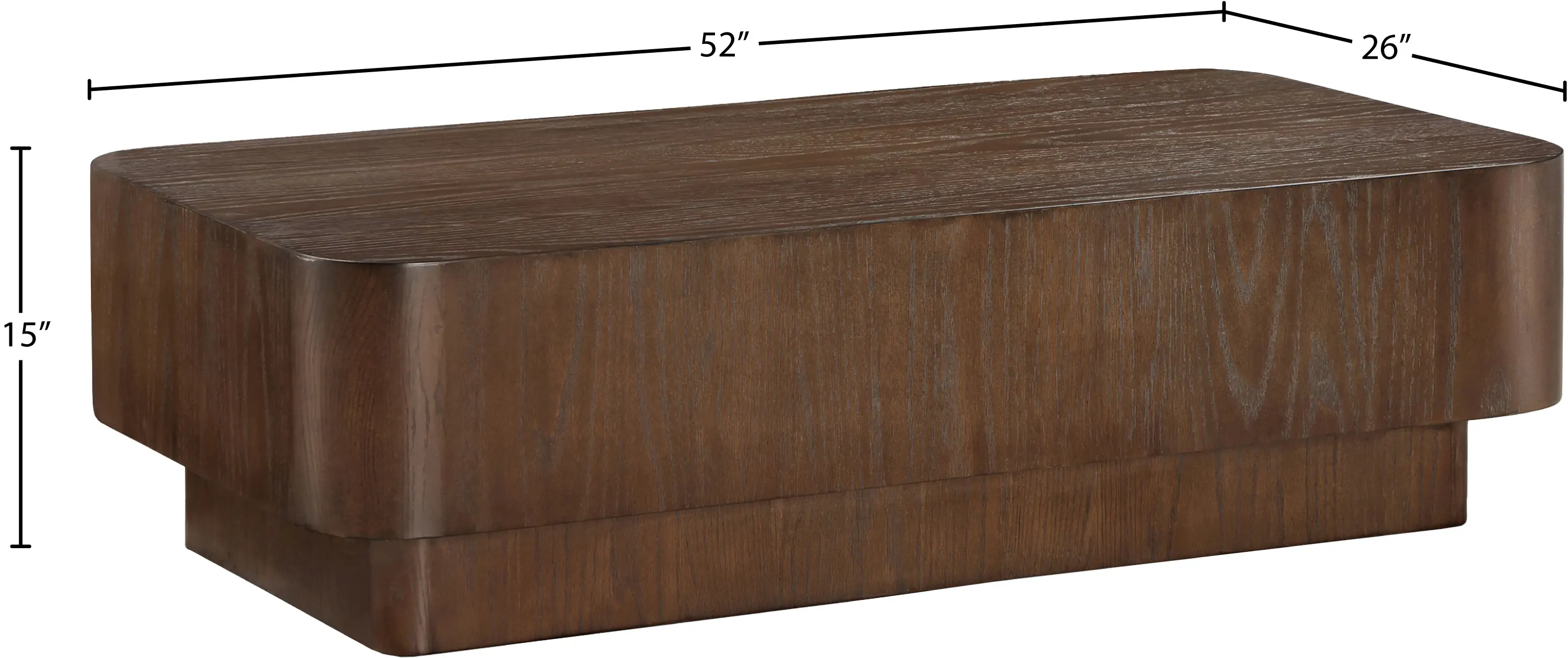 Oakmont Brown Coffee Table-7