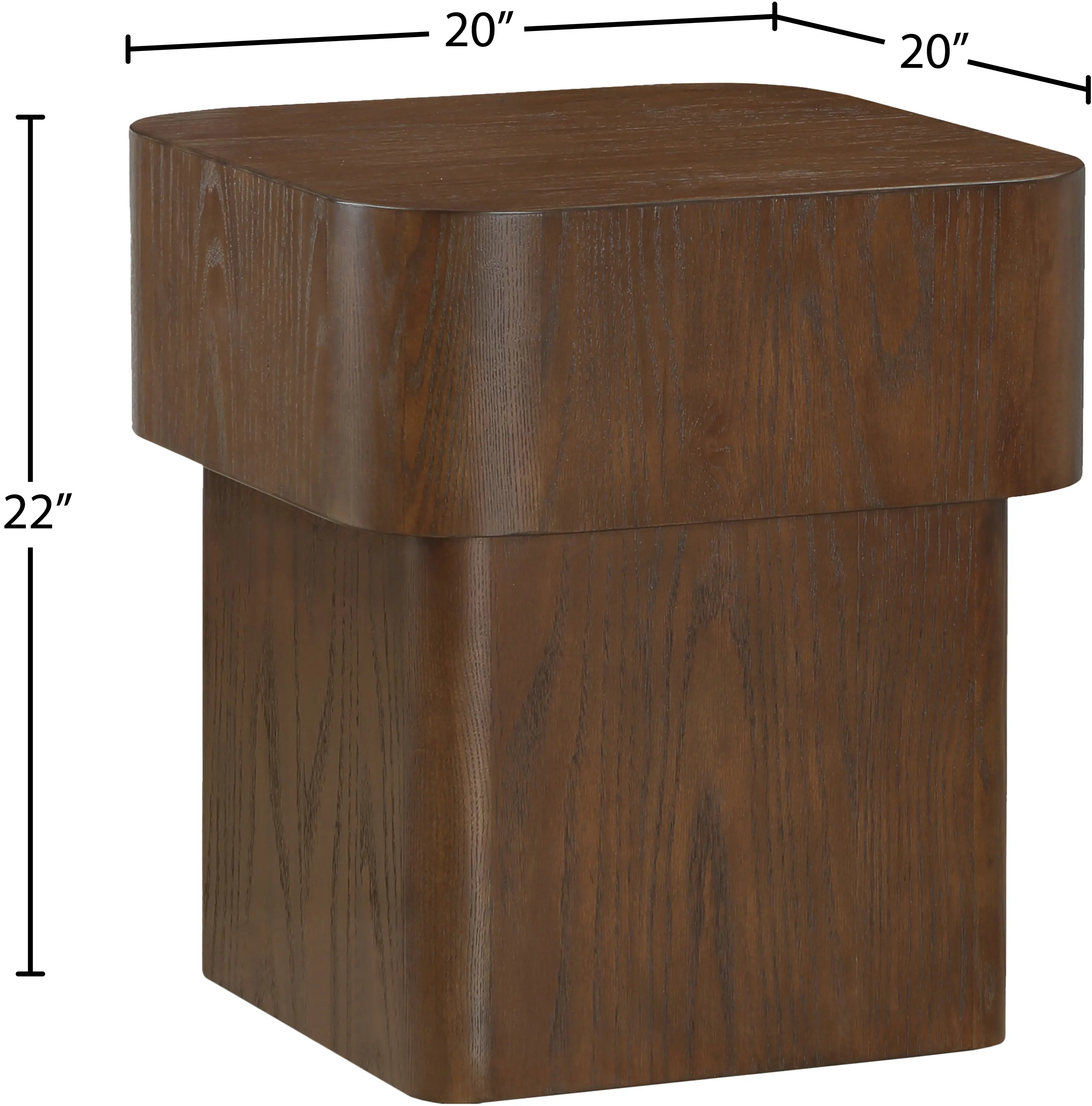 Oakmont Brown End Table-7