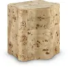 Zaire Burl Side Table