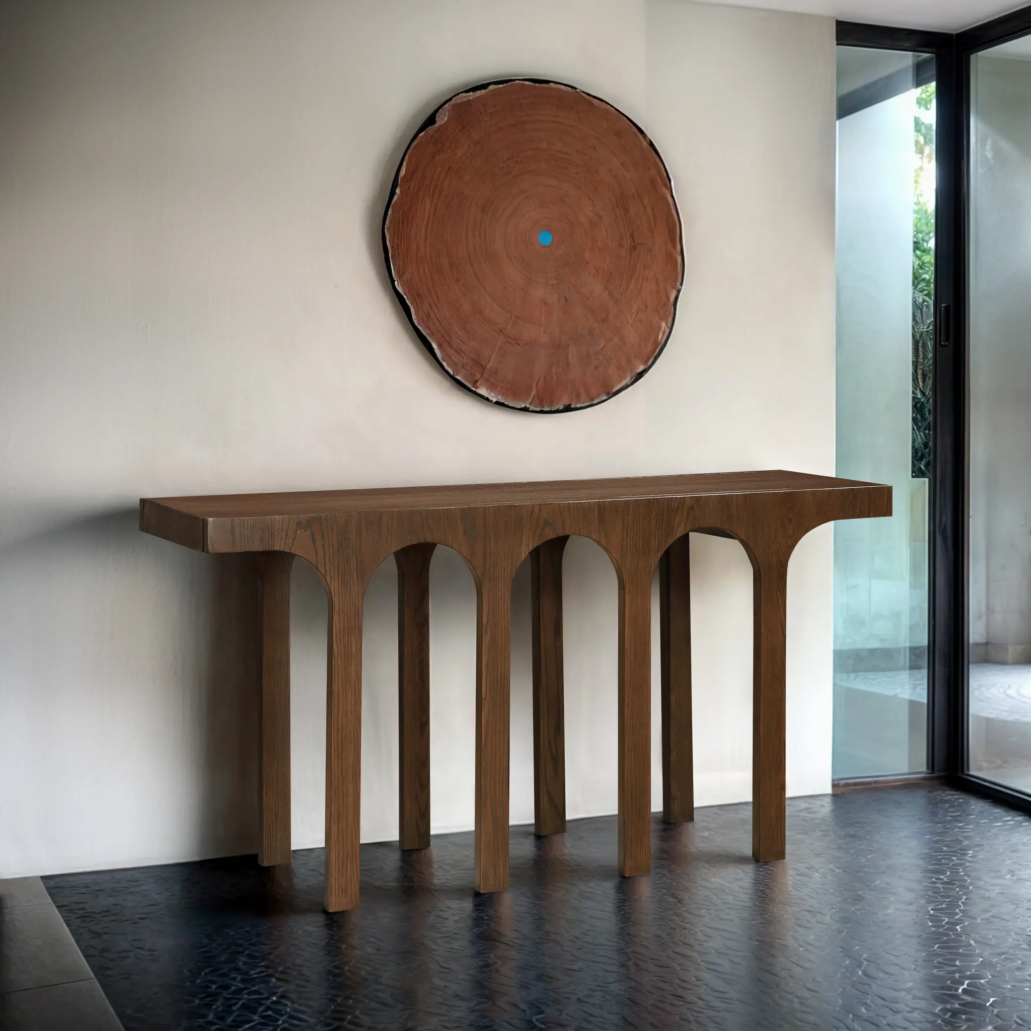 Westfield Brown Wood Console Table-2
