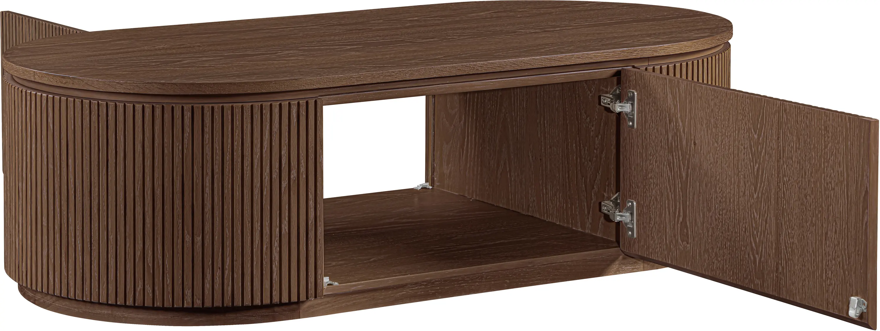 99085BROWN-CT Moana Brown Solid Wood Storage Coffee Table-6