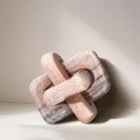 Bond Pink Marble Decorative Knot