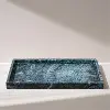 Barletta Green Rectangular Marble Tray
