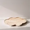 ACC126-TRAVERTINE Rimini Natural Clover Shaped Travertine Tray