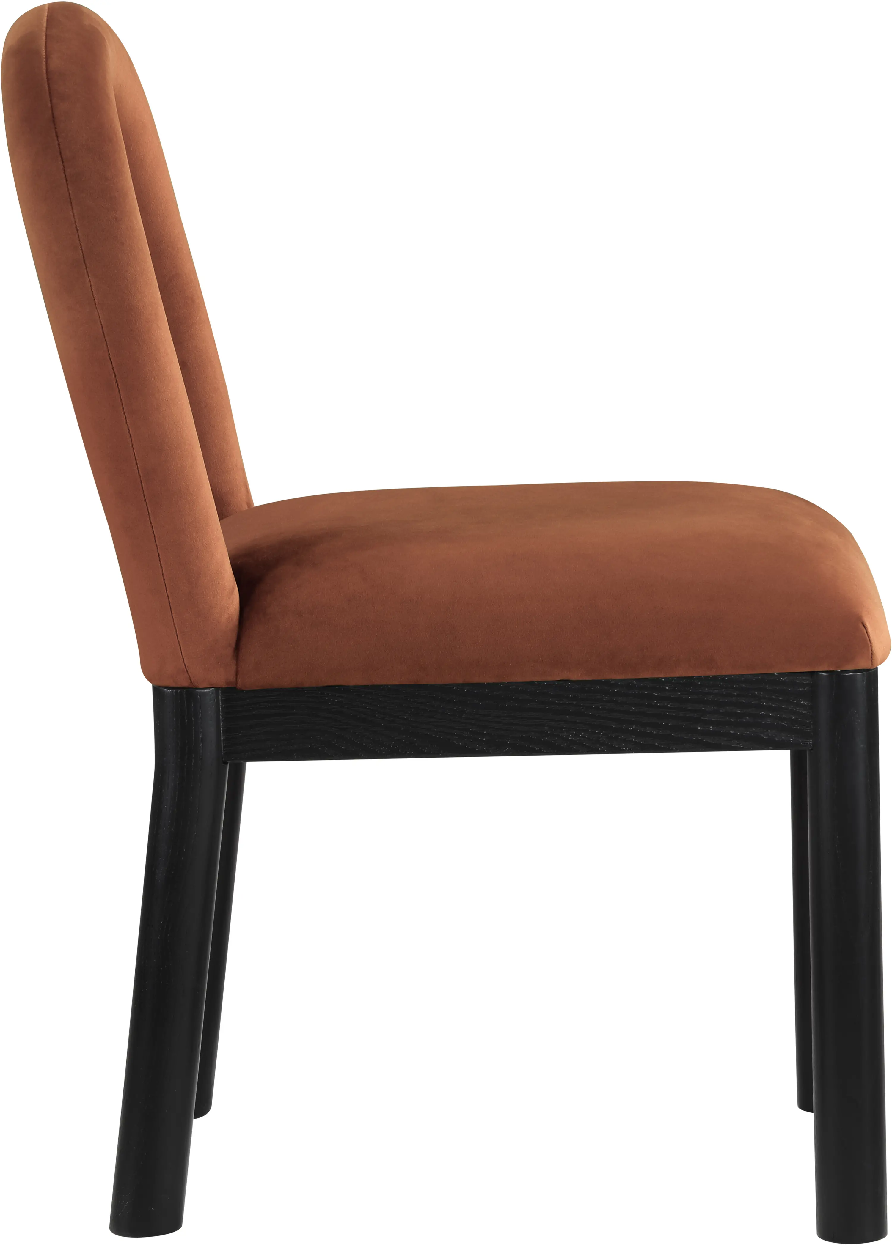 Conrad Brown Velvet Upholstered Dining Chair-5