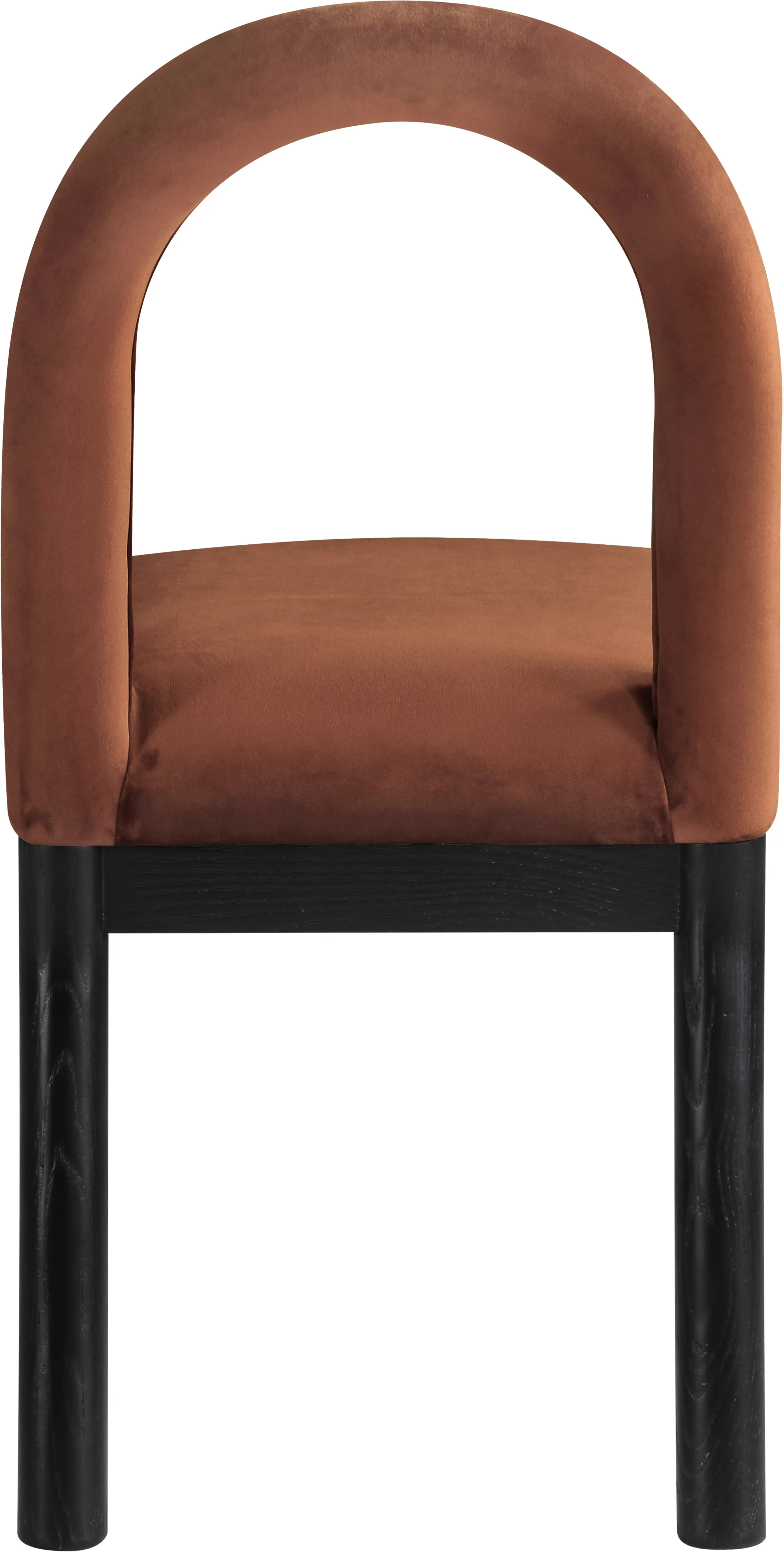 Conrad Brown Velvet Upholstered Dining Chair-6