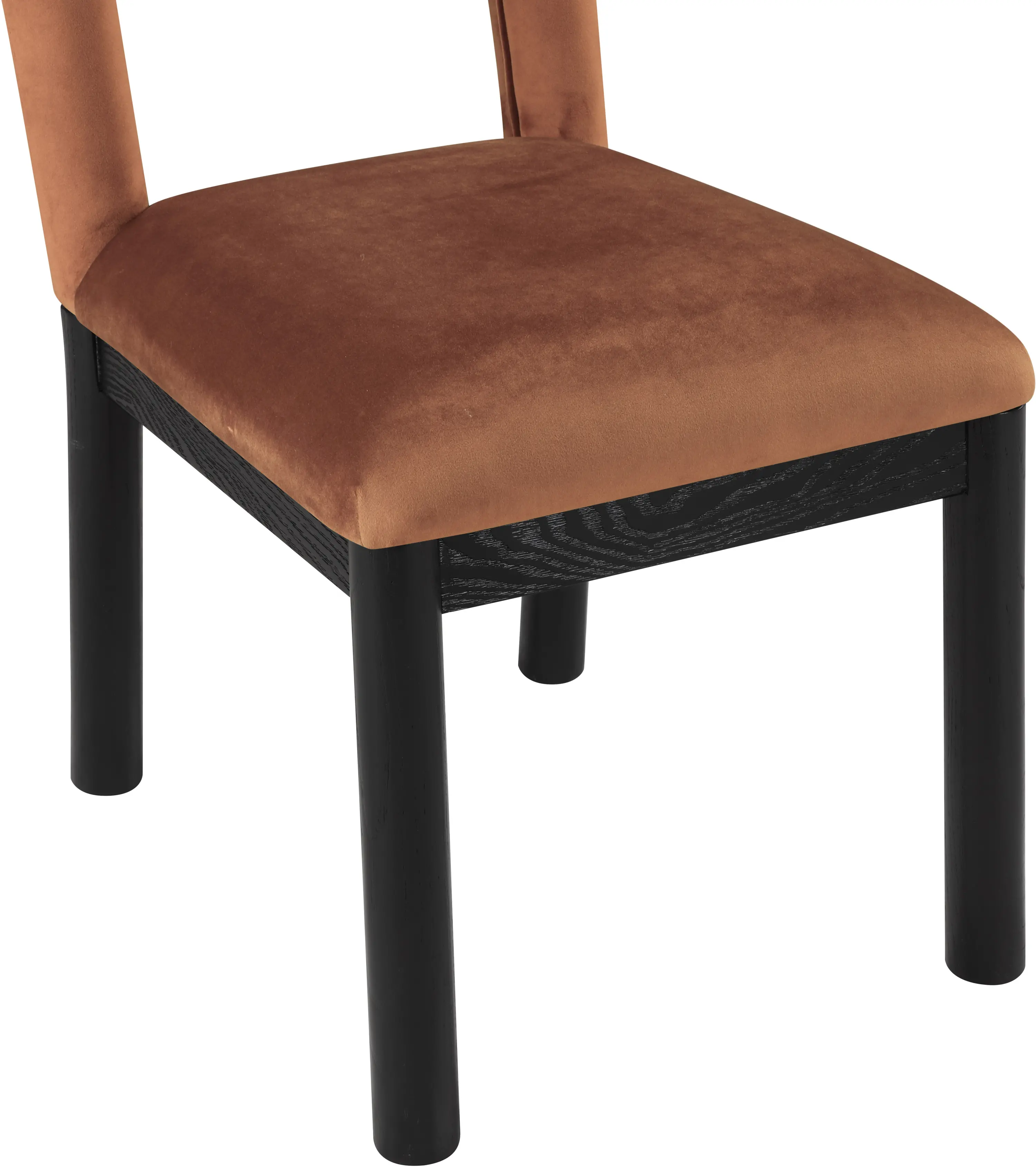 Conrad Brown Velvet Upholstered Dining Chair-8