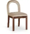 Conrad Beige Velvet Upholstered Dining Chair