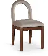 Conrad Taupe Velvet Upholstered Dining Chair