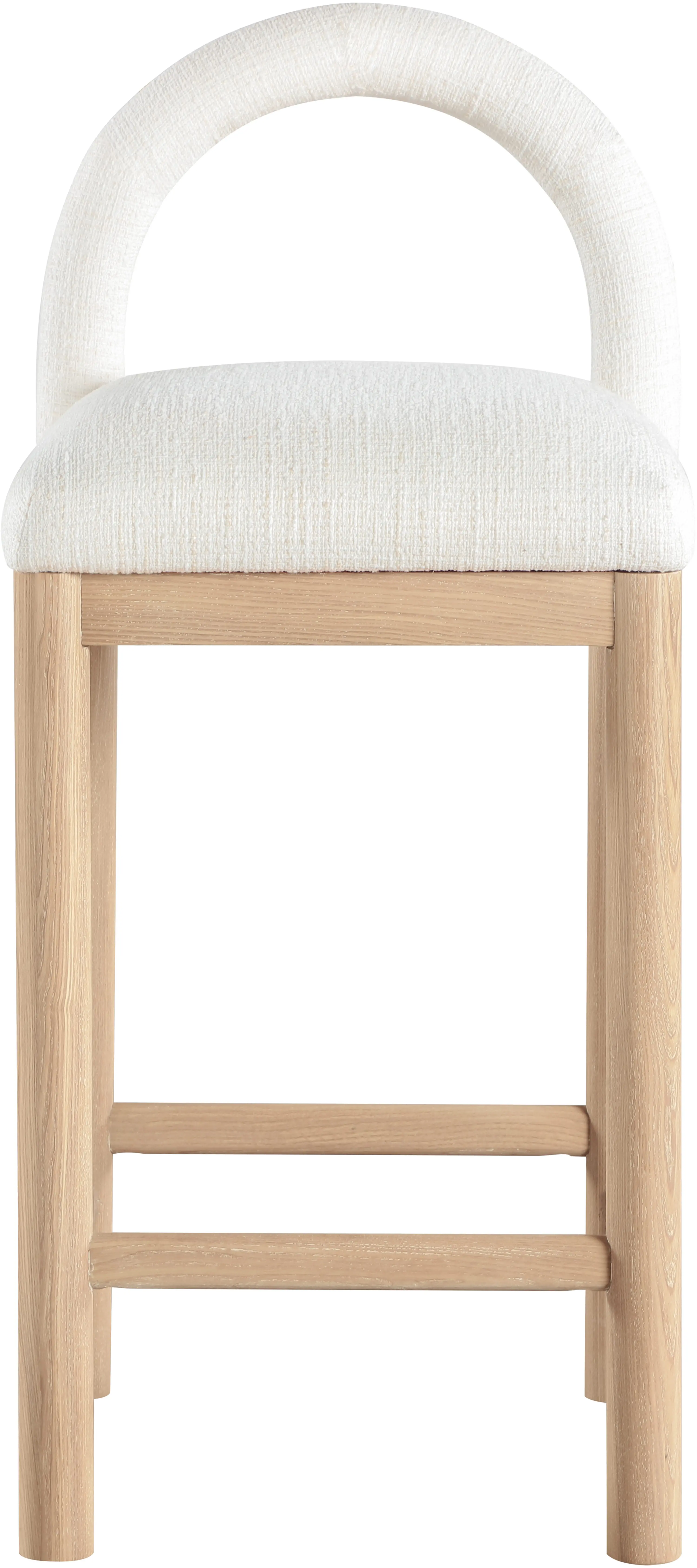 Conrad Cream Upholstered Counter Stool-4