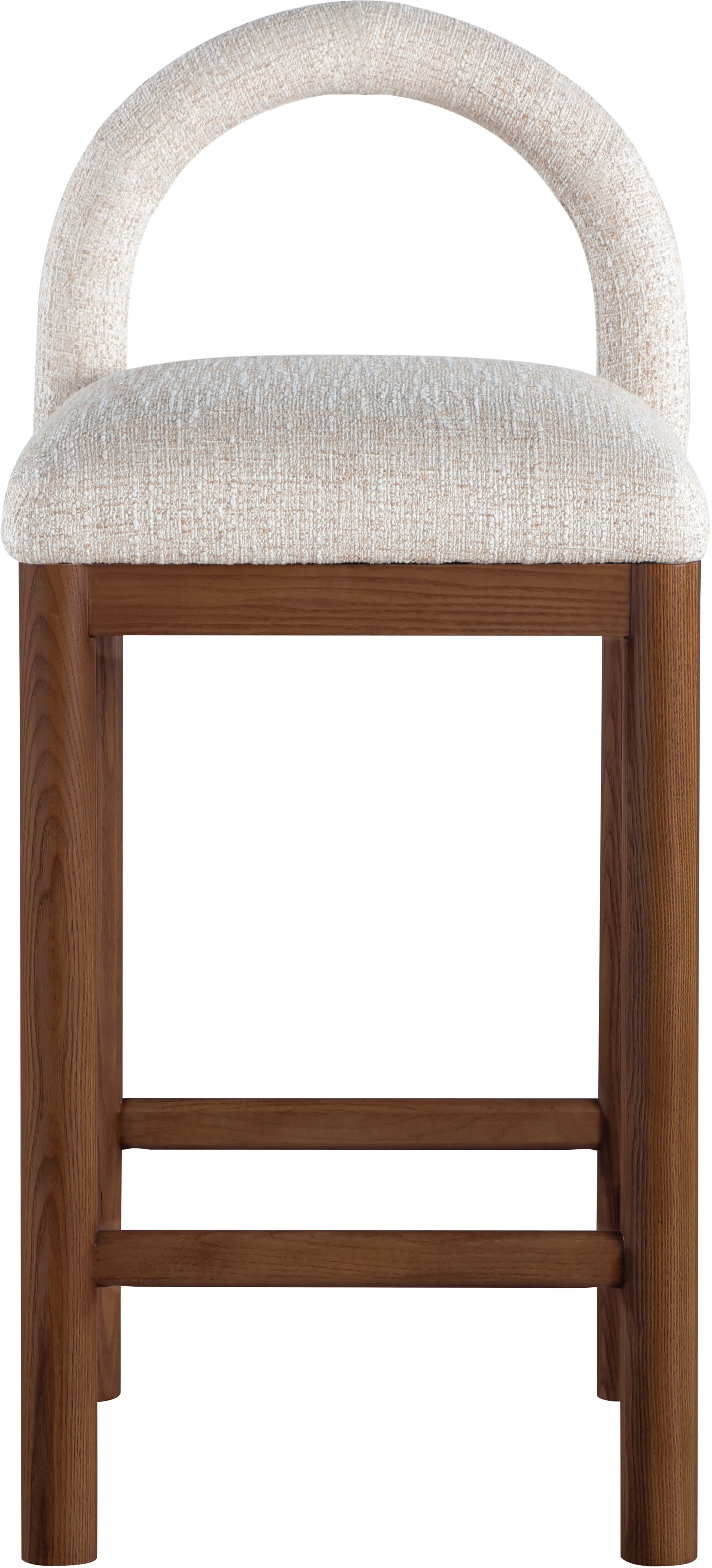 Conrad Beige Upholstered Counter Stool-4