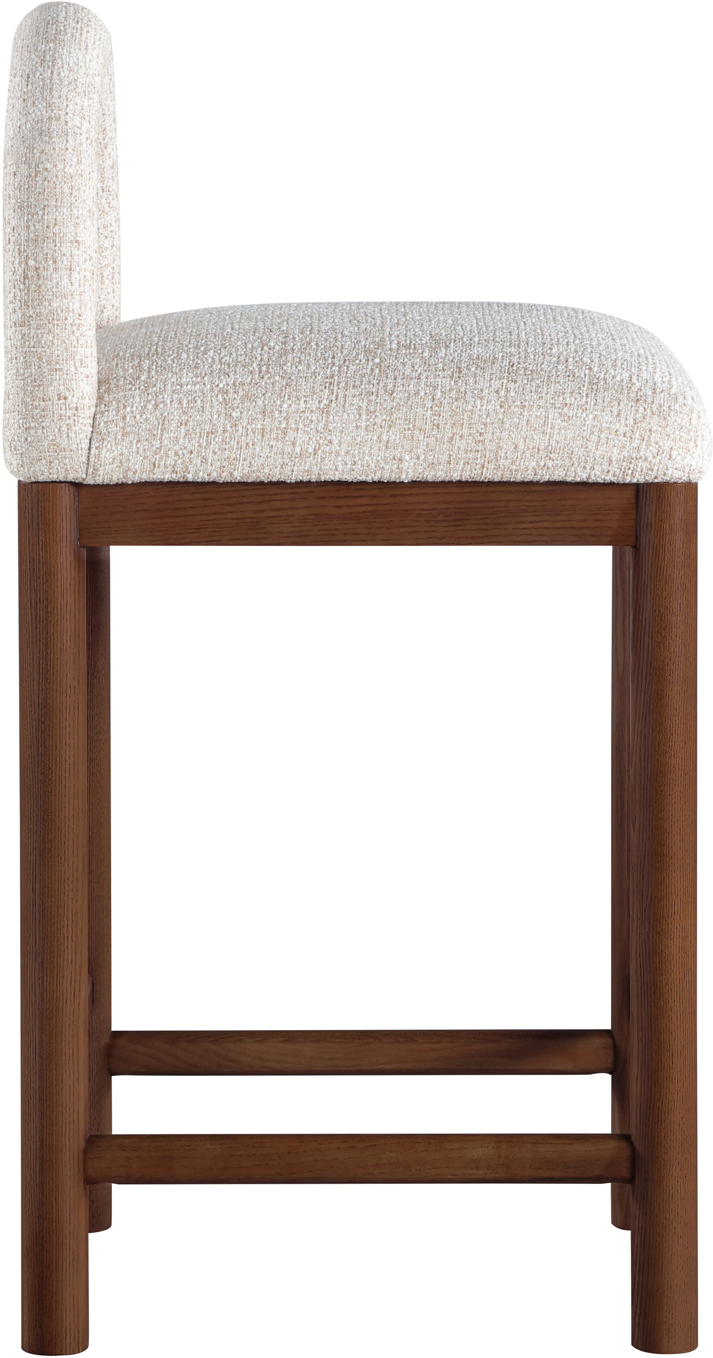 Conrad Beige Upholstered Counter Stool-5