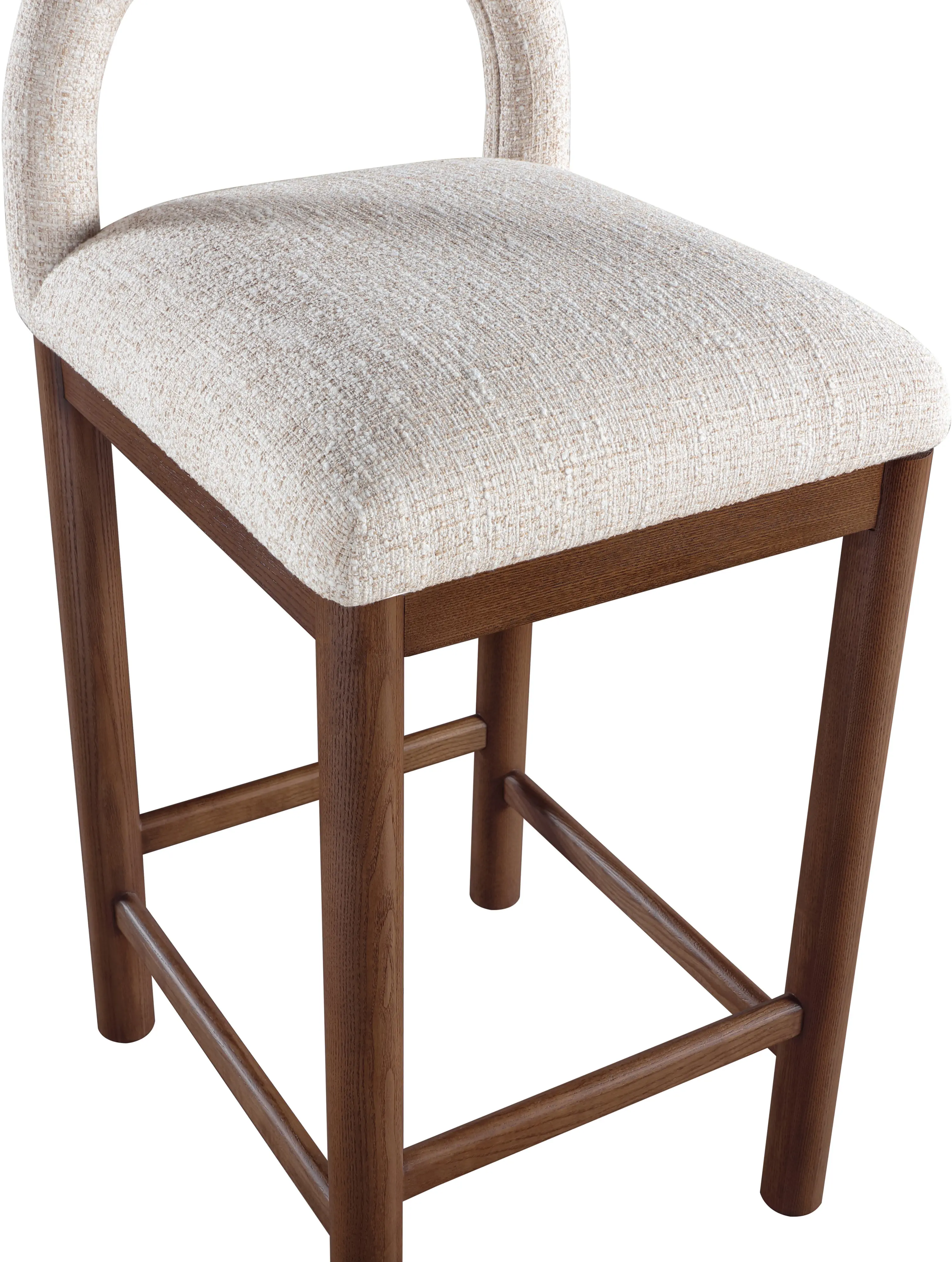Conrad Beige Upholstered Counter Stool-8