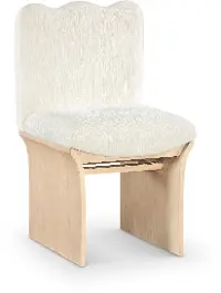 Shaw Cream Upholstered Dining Chair