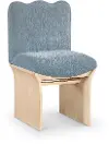 Shaw Light Blue Upholstered Dining Chair