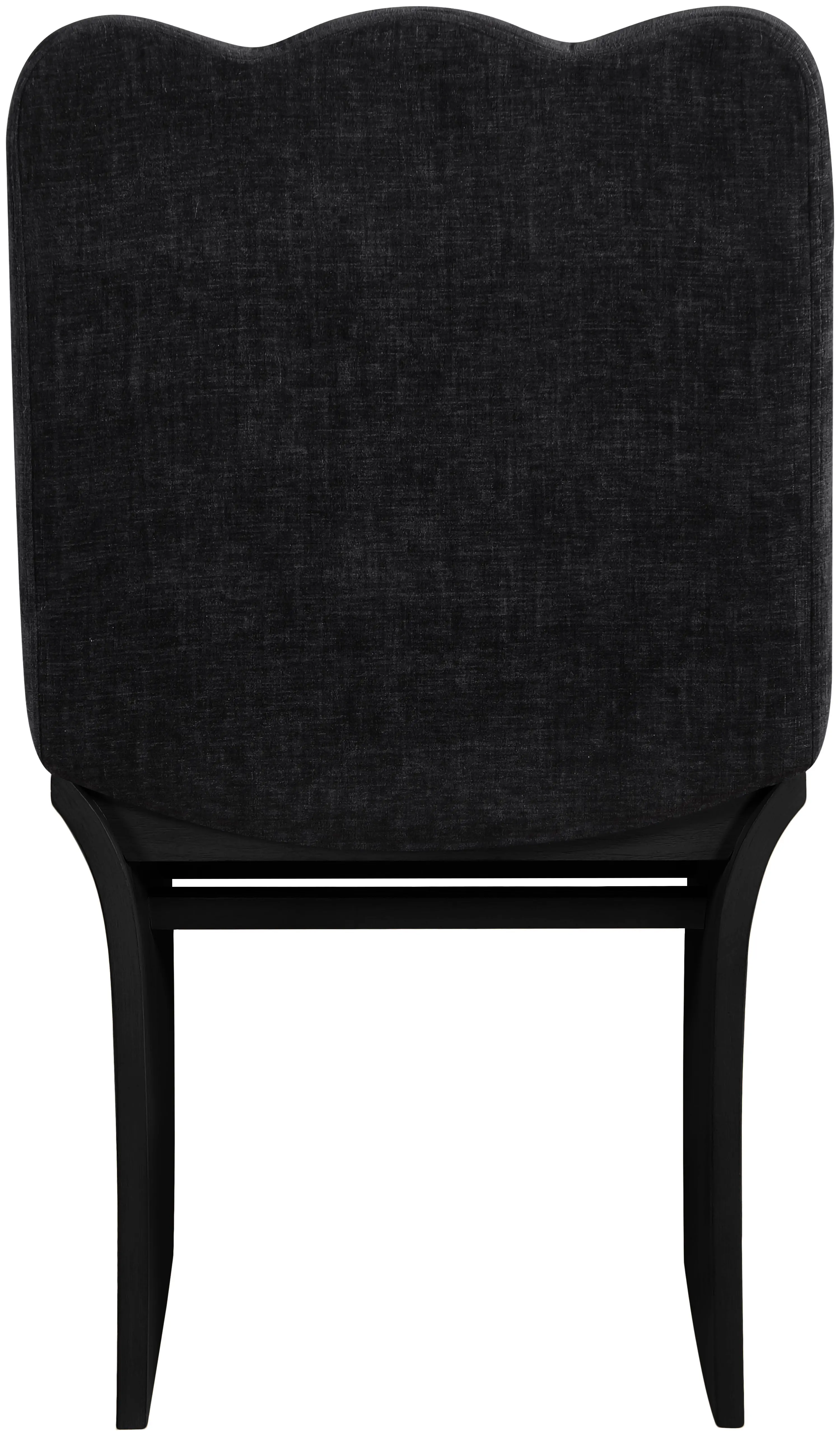 Shaw Black Upholstered Dining Chair With Black Base-6