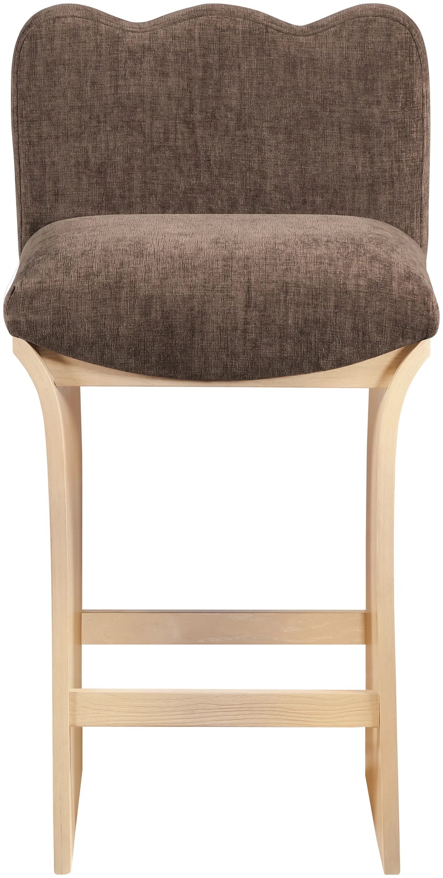Shaw Brown Upholstered Counter Stool-4