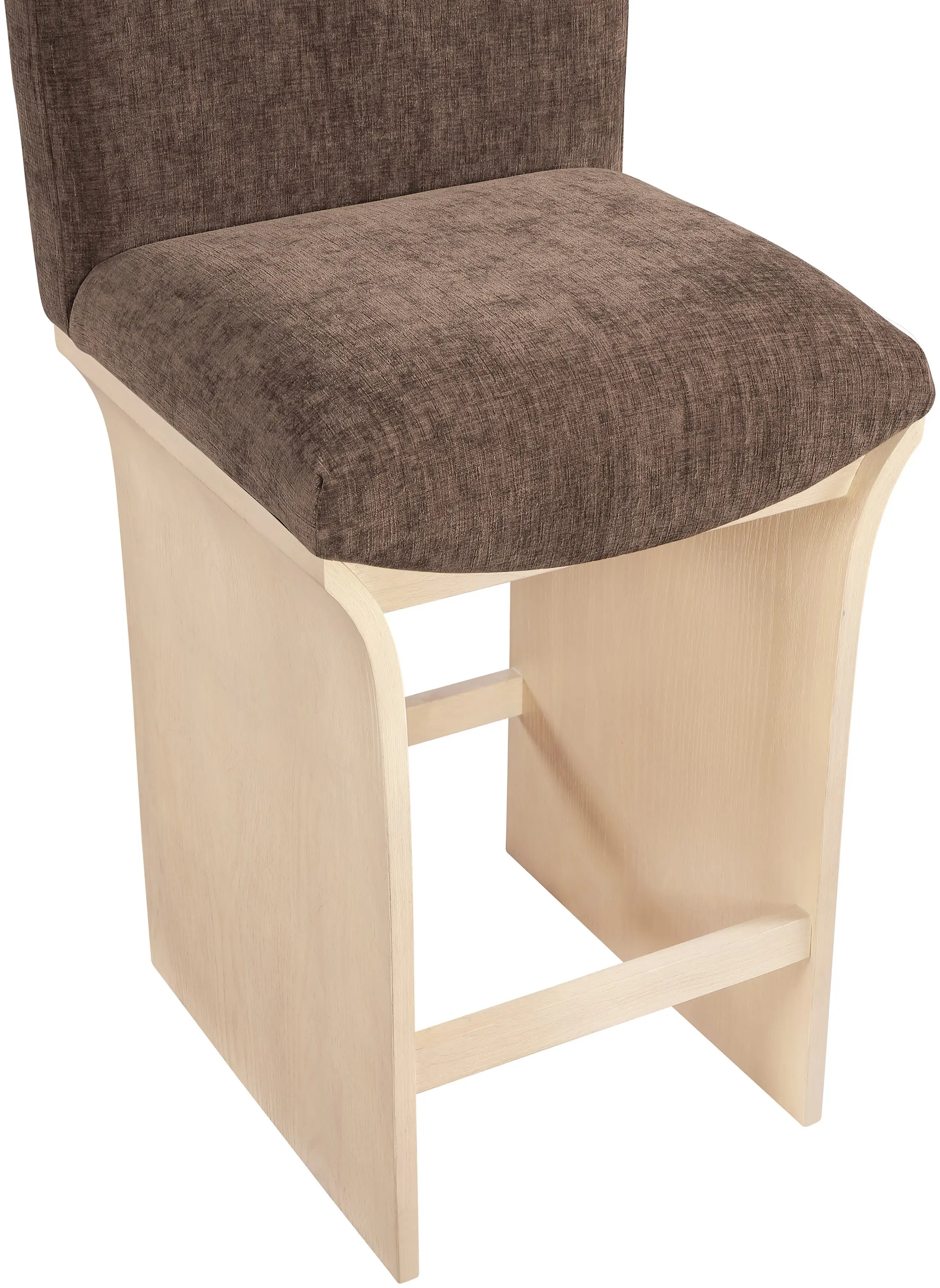 Shaw Brown Upholstered Counter Stool-8
