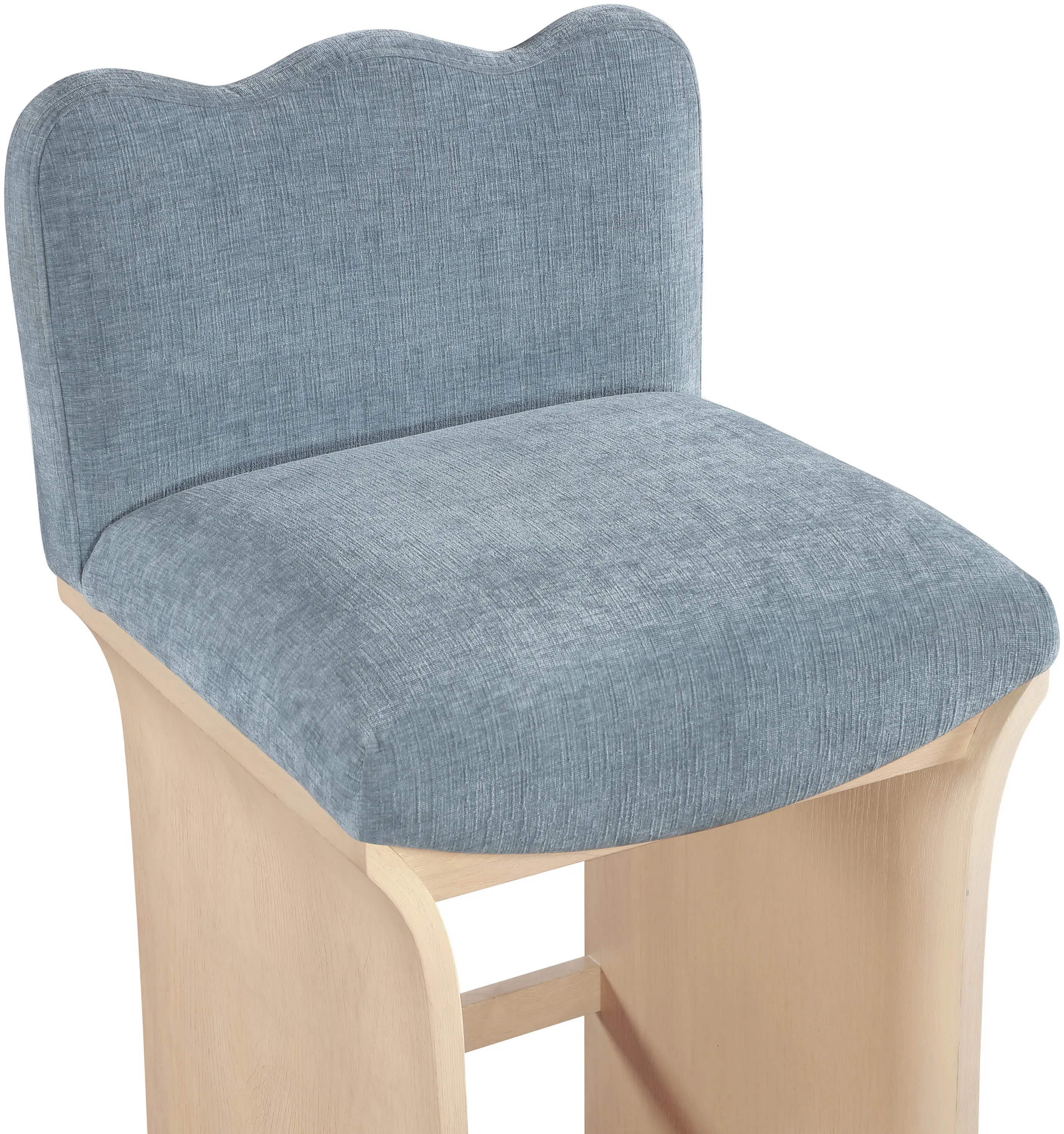 Shaw Light Blue Upholstered Counter Stool-7