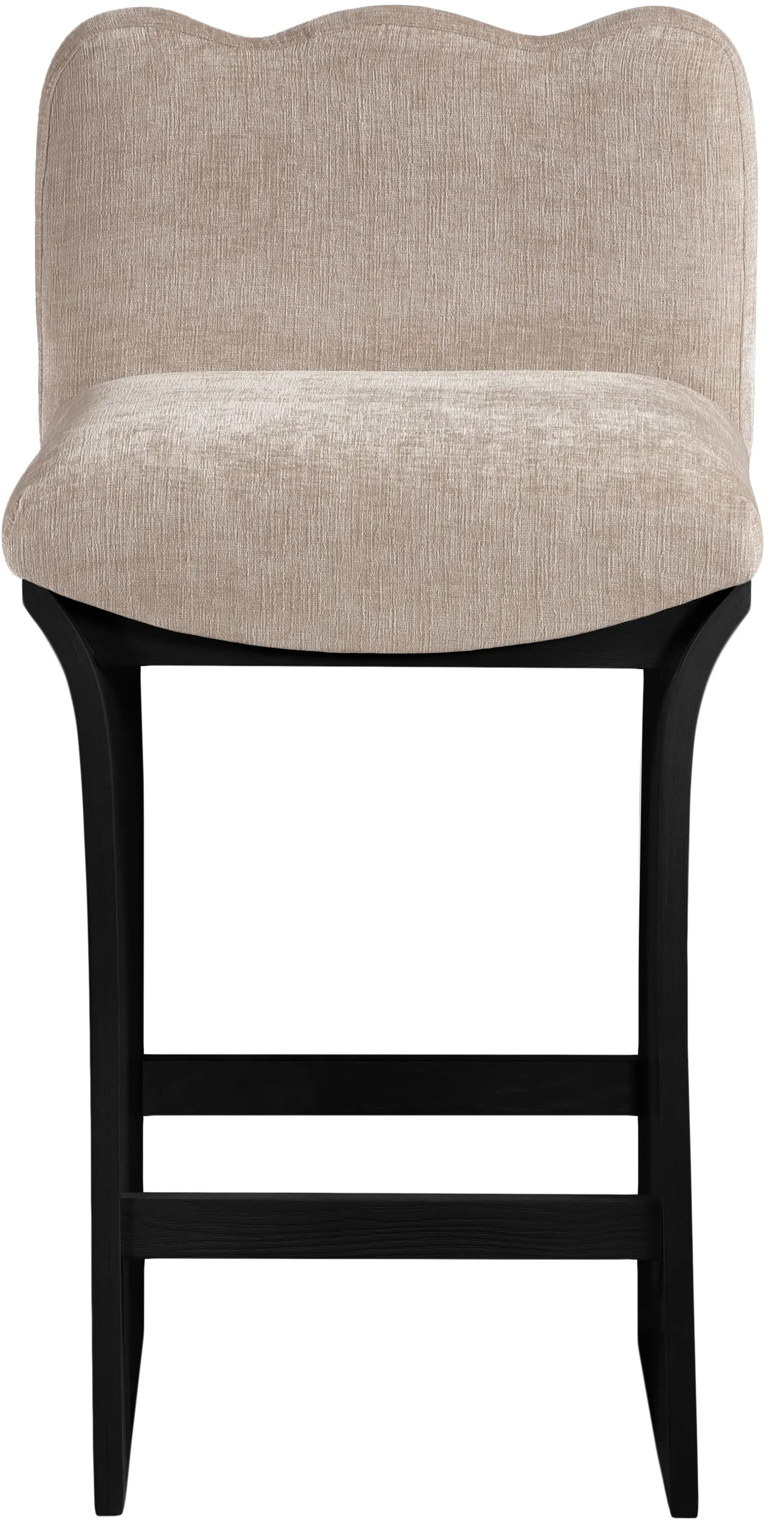 Shaw Beige Upholstered Counter Stool-4