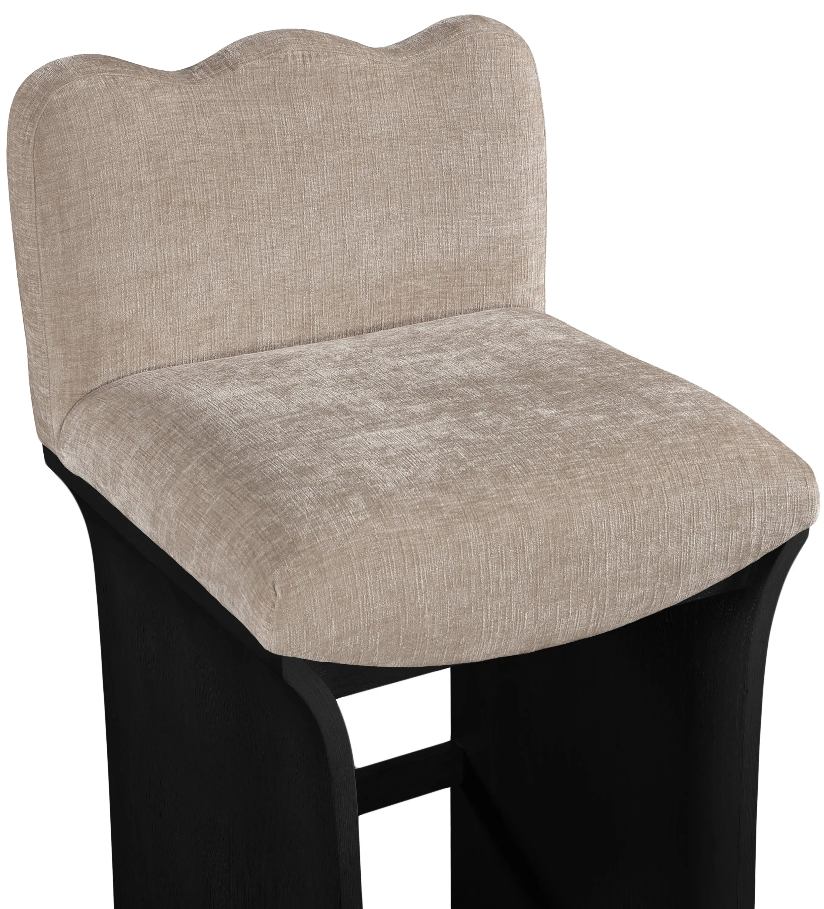 Shaw Beige Upholstered Counter Stool-7