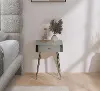 Rylan Silver Iron Nightstand