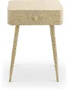 Rylan Beige Iron Nightstand