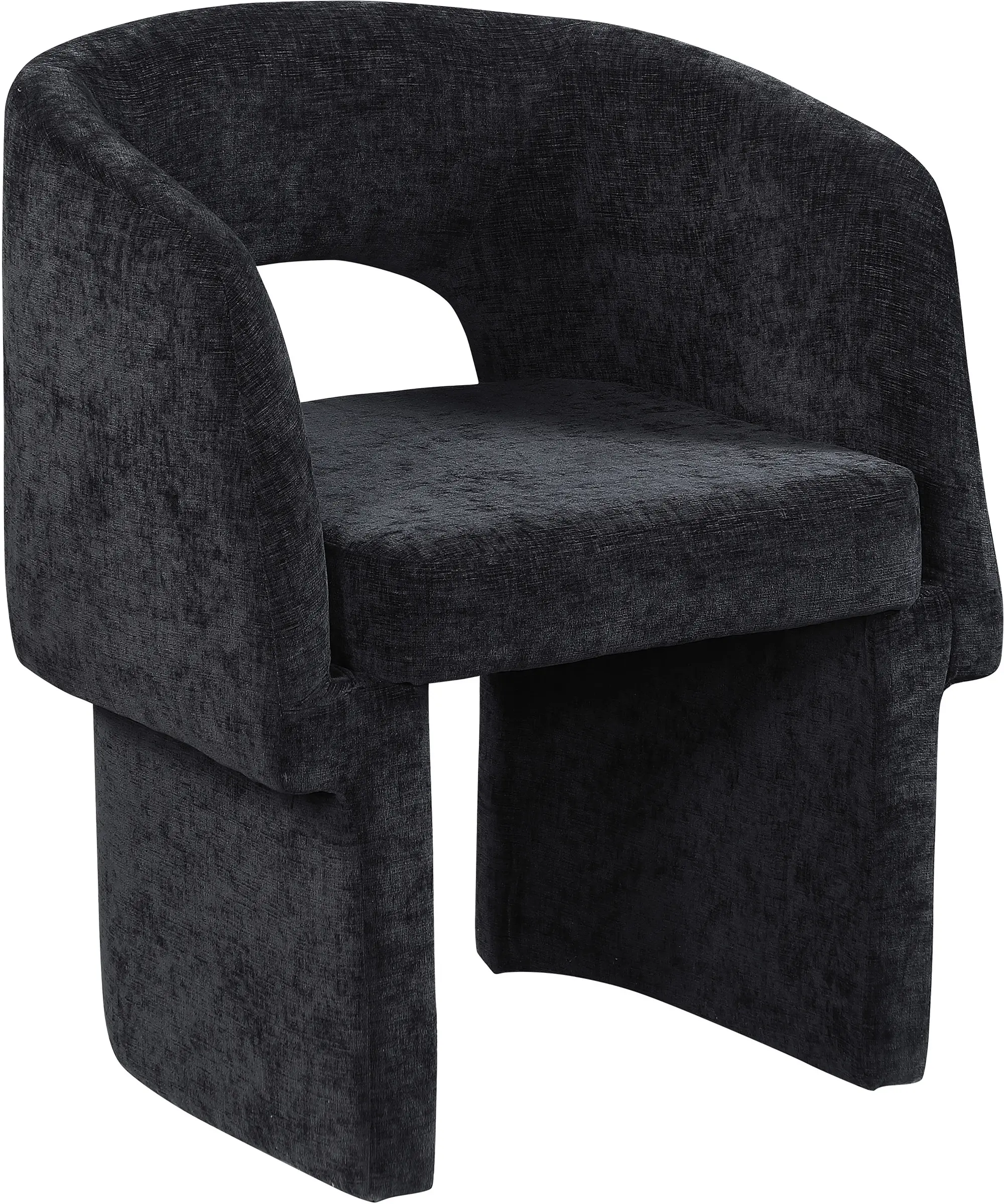 Emmet Black Upholstered Dining Chair-1
