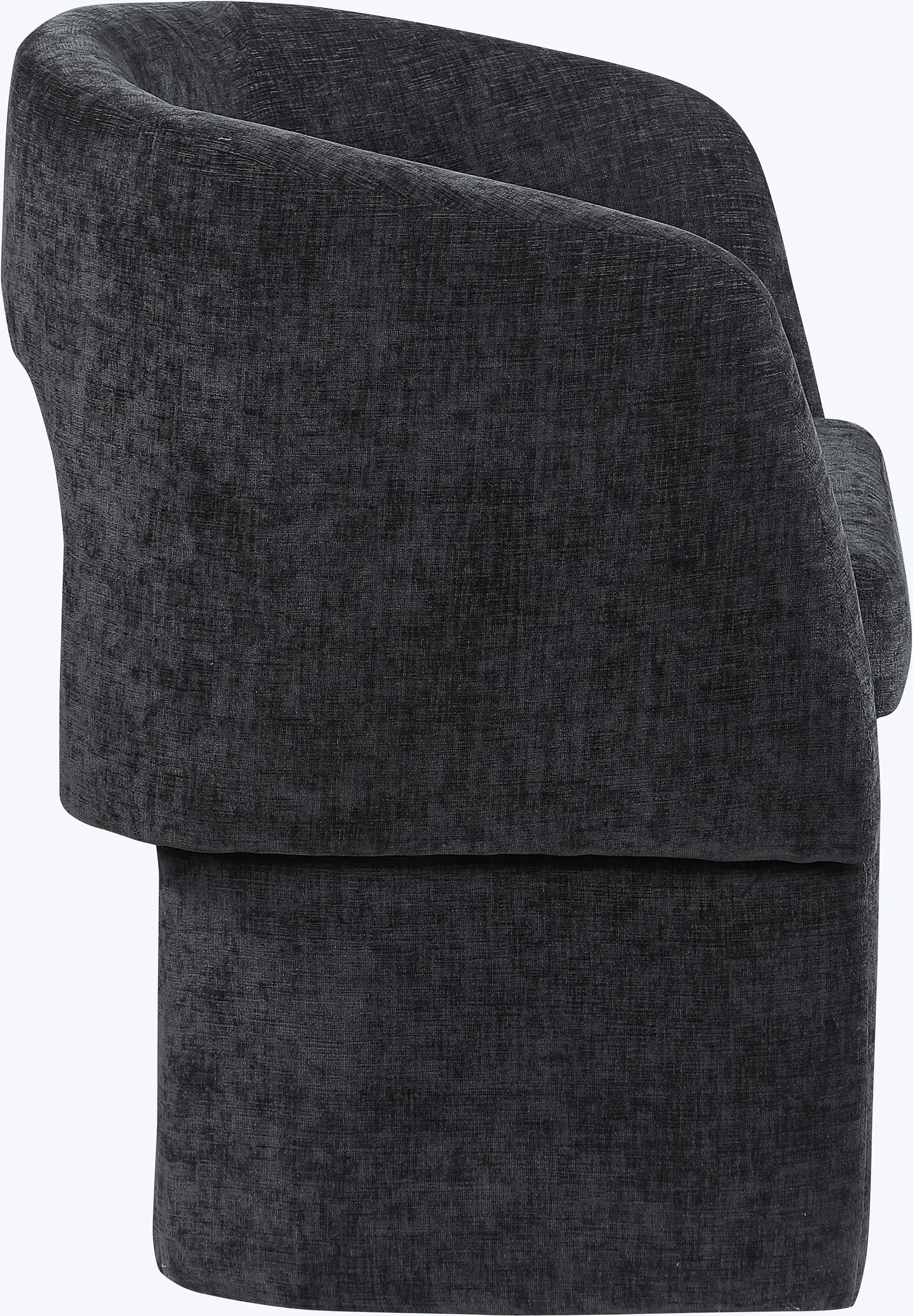 Emmet Black Upholstered Dining Chair-5
