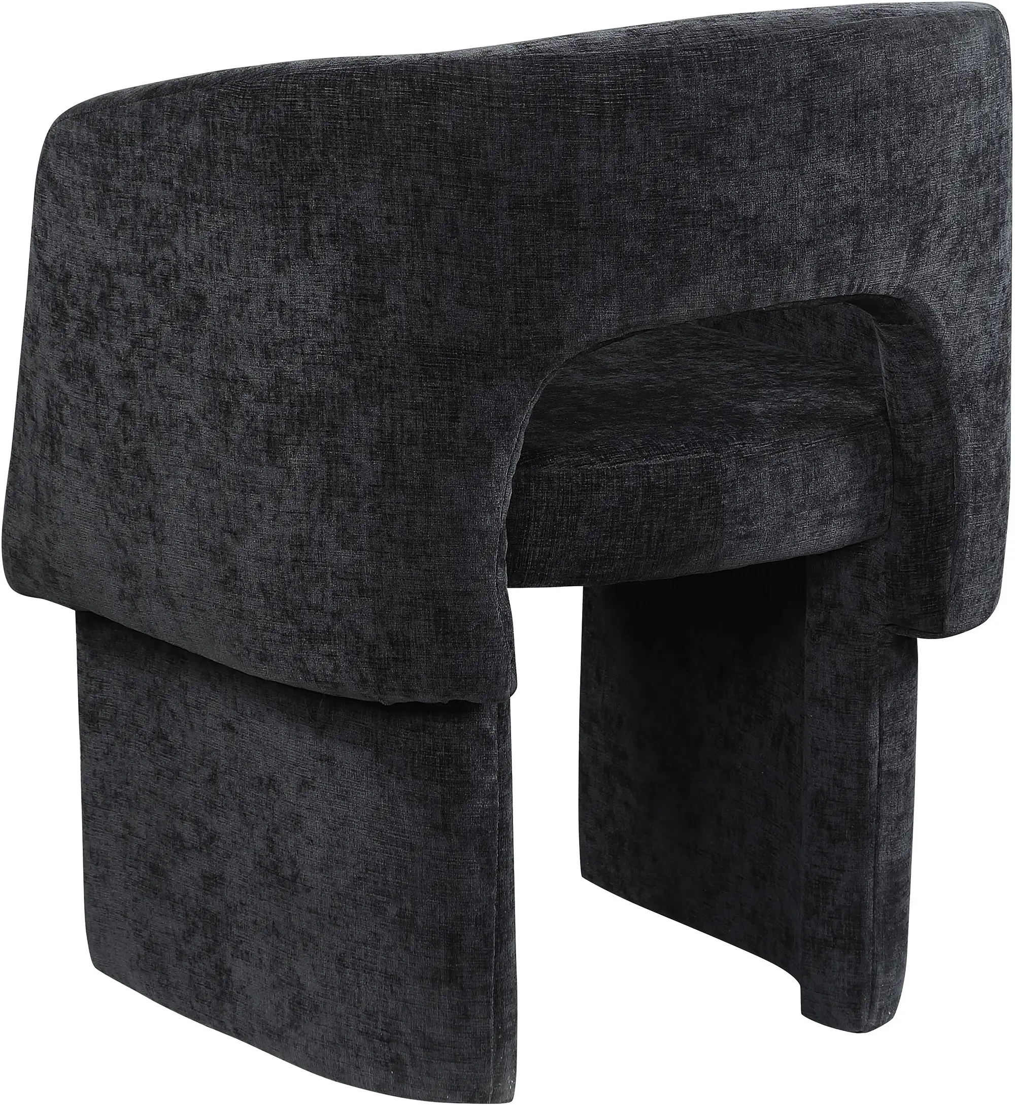 Emmet Black Upholstered Dining Chair-6