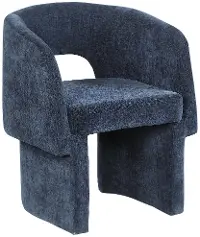 Emmet Navy Upholstered Dining Chair