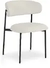 Lupita Cream and Black Dining Chair, Set of 2