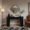 Astrid Black Oak Fluted Console Table