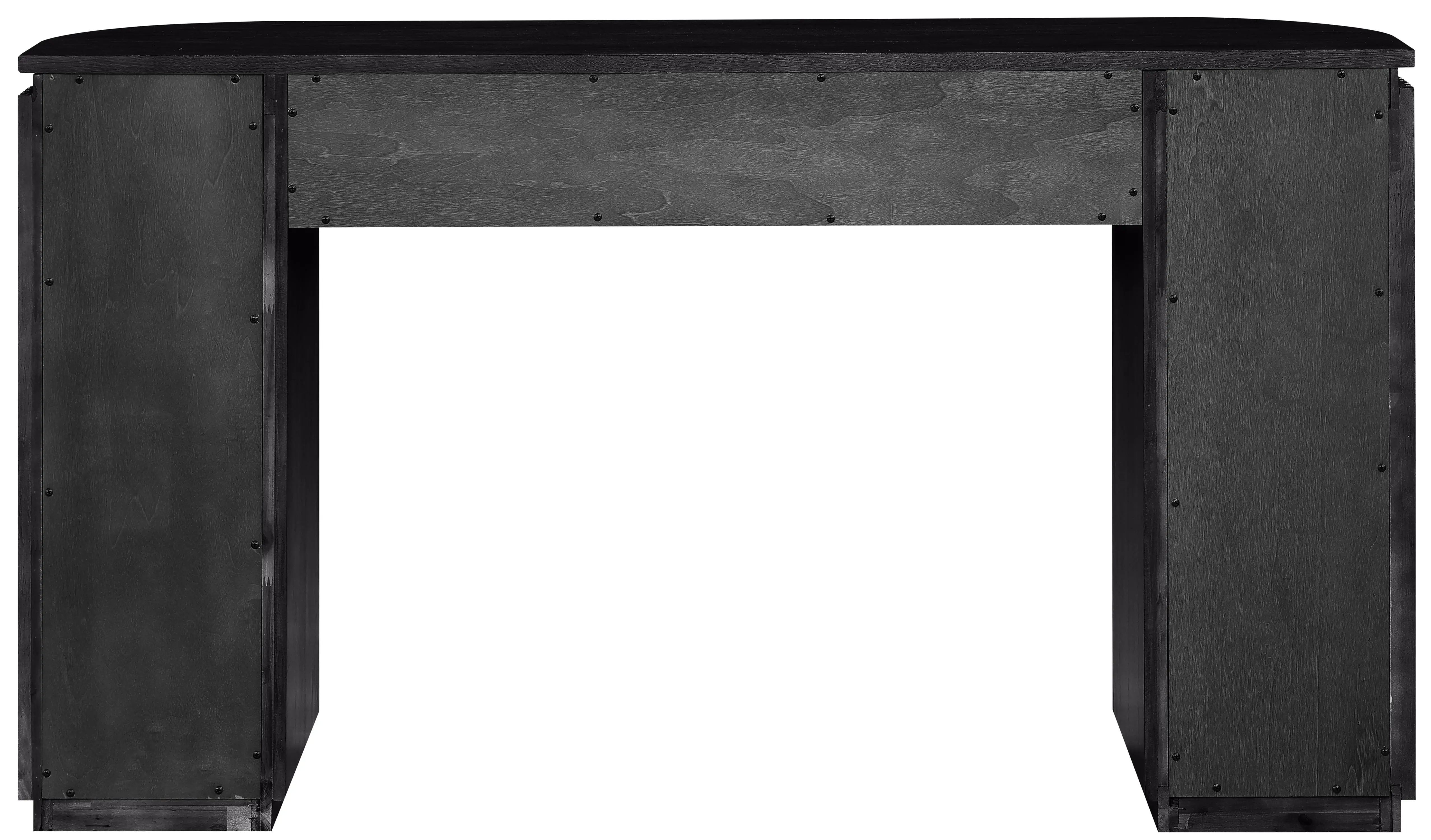 Astrid Black Oak Fluted Console Table-6