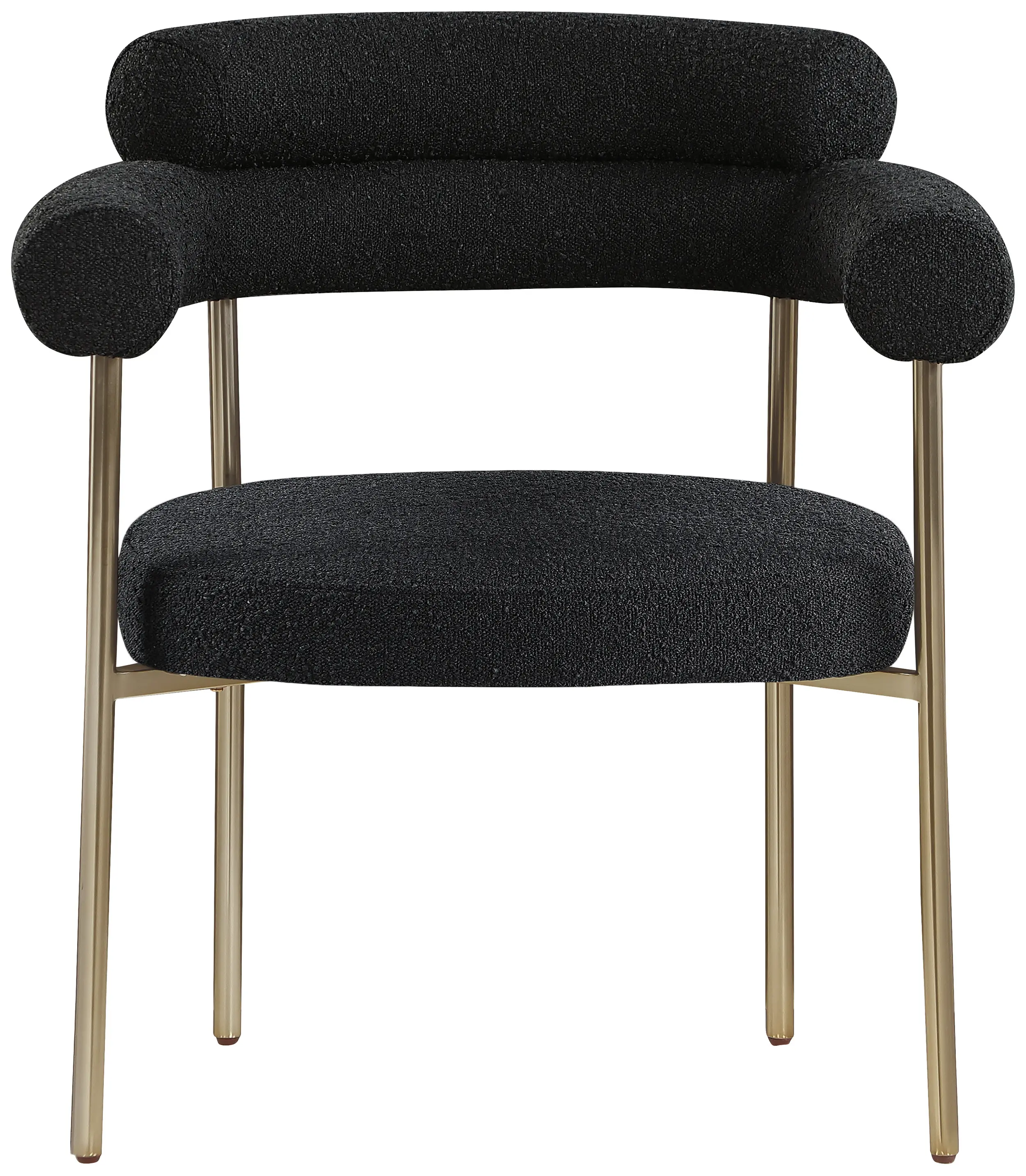 Blake Black Boucle Upholstered Dining Chair, Set of 2-3