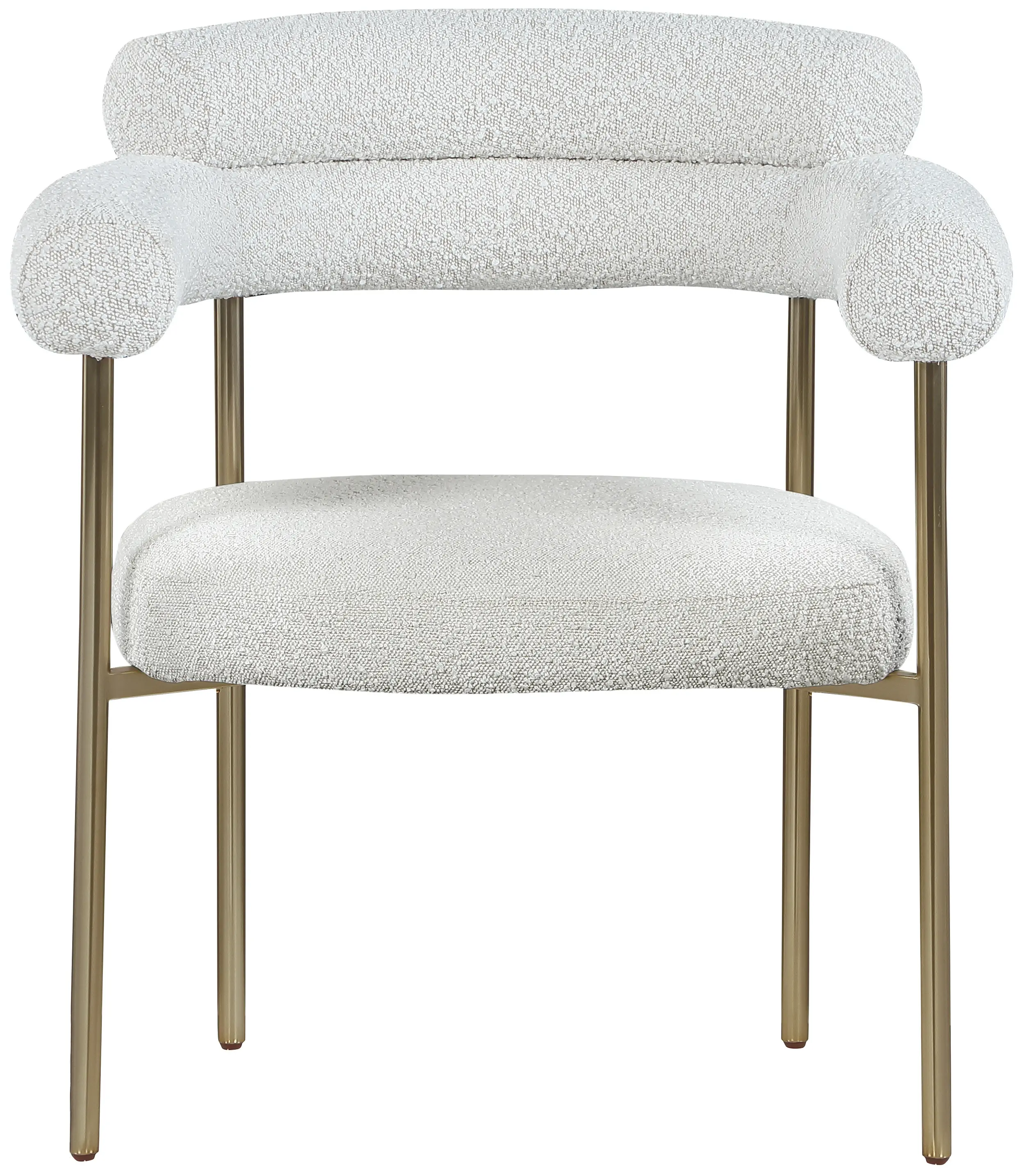 Blake Cream Boucle Upholstered Dining Chair, Set of 2-4