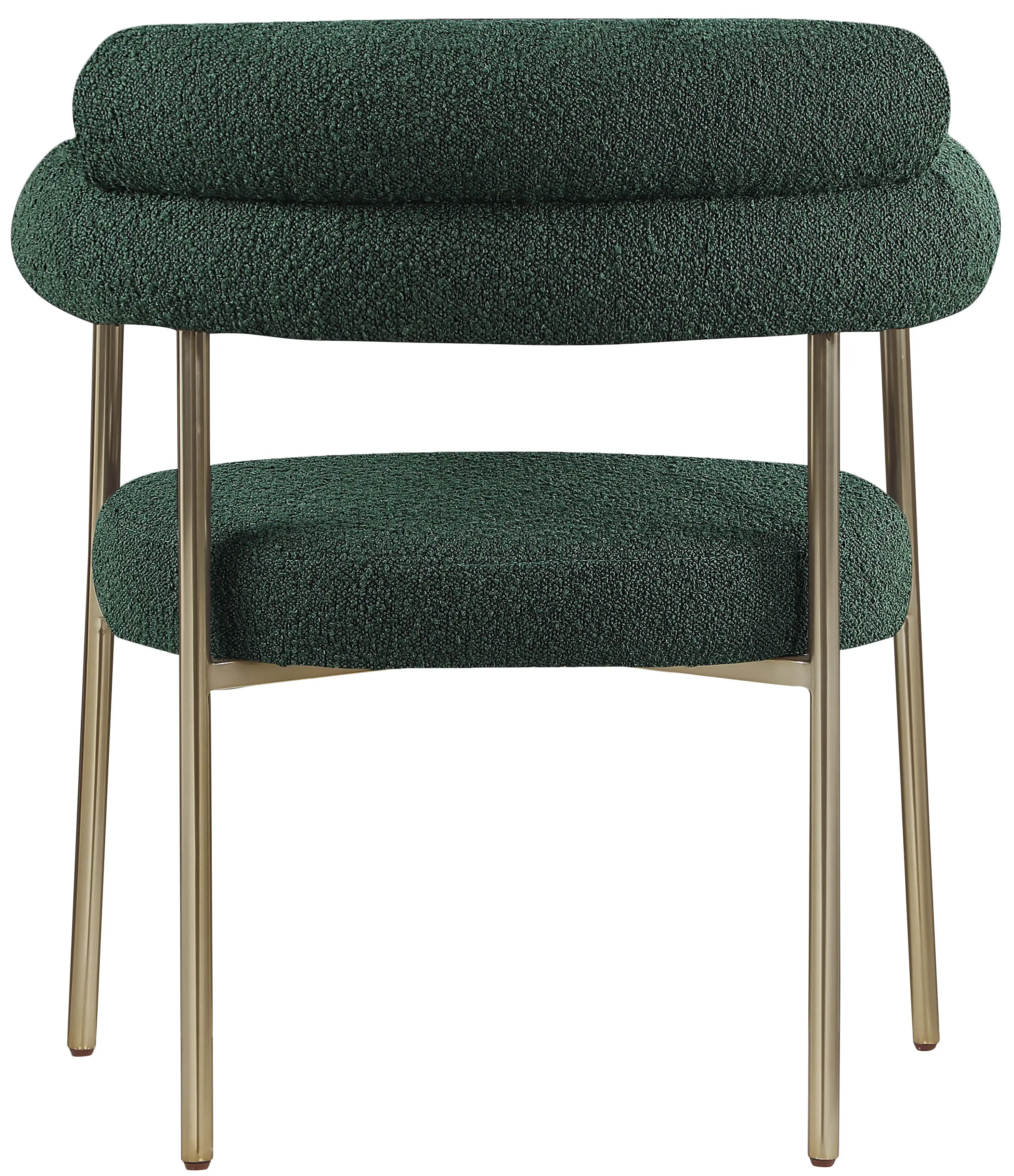 Blake Green Boucle Upholstered Dining Chair, Set of 2-6