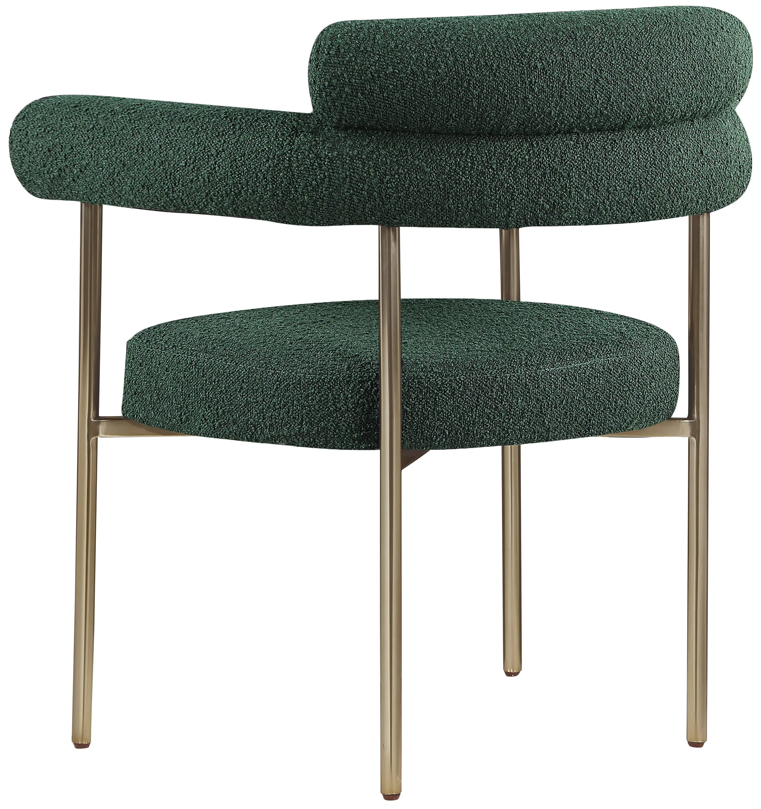 Blake Green Boucle Upholstered Dining Chair, Set of 2-7