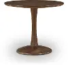 Holly 36  Brown Wood Round Dining Table