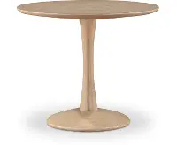 914OAK-T Holly 36  Natural Wood Round Dining Table