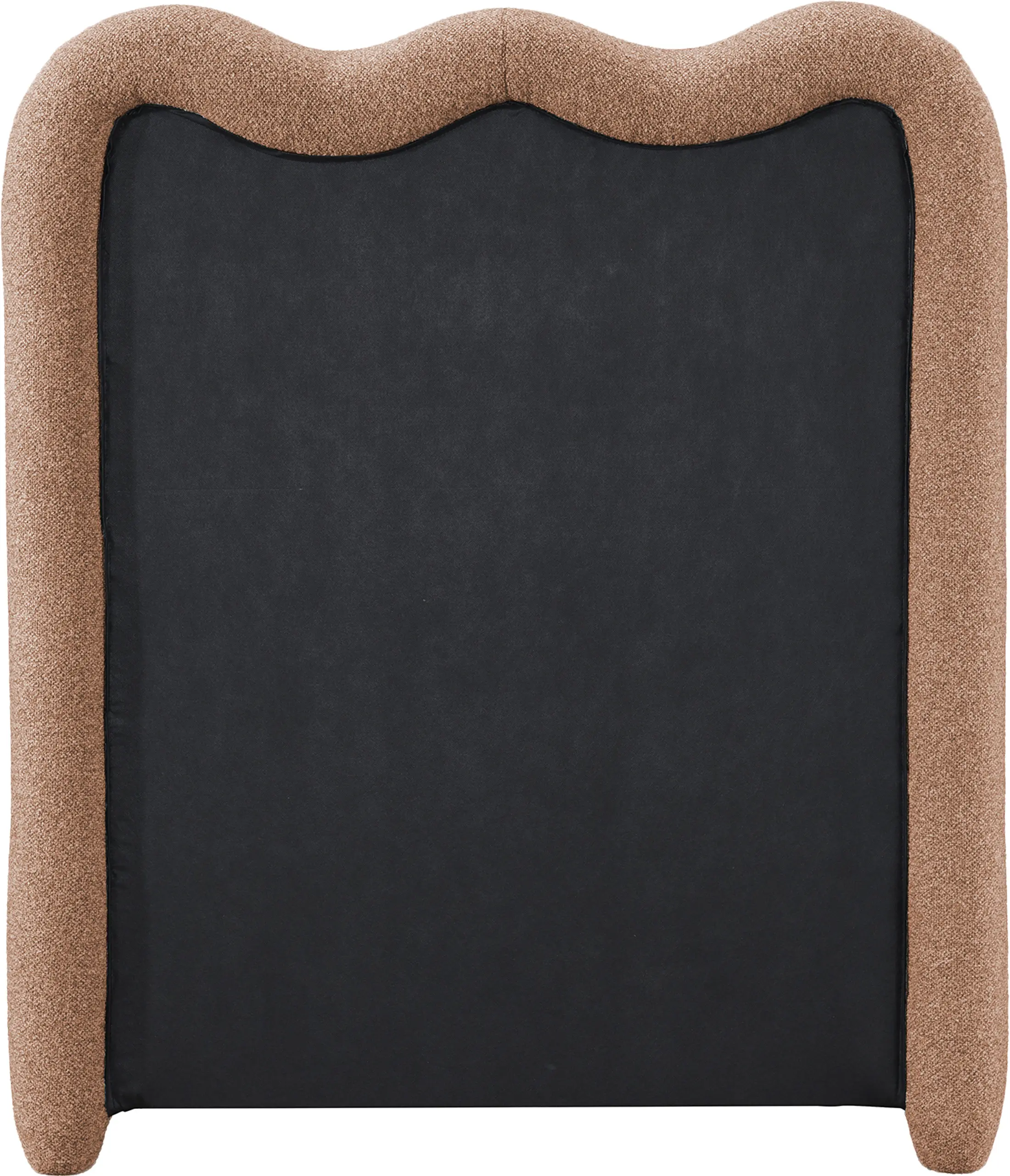Gavin Cognac Chenille Upholstered Twin Bed-5